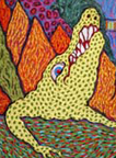 Crocodile Purse detail