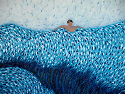 Body surfing Painting