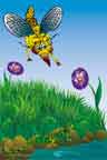 Bug in Garden Illustration