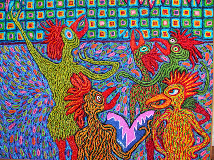 Chicken Stock Painting