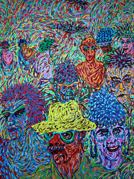 Foreigners in Africa Painting