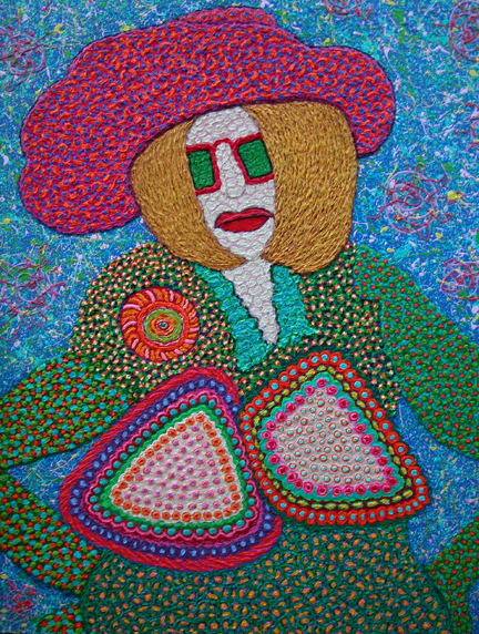 Madam Sunshine detail 1 painting