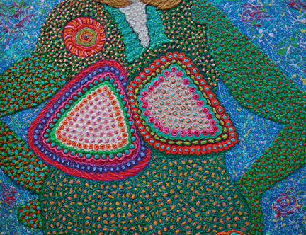 Madam Sunshine detail 1 painting