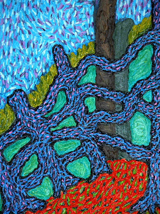 On The Fence painting