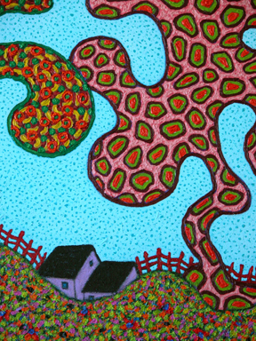 On The Hill Painting