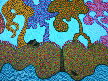 On The Hill Painting