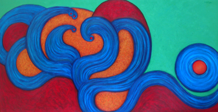 Cat On The Rise Painting