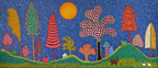 Shining On Main Street Painting