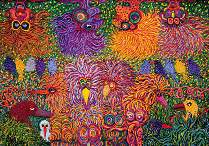 Squawk Whistle Spit.com Painting